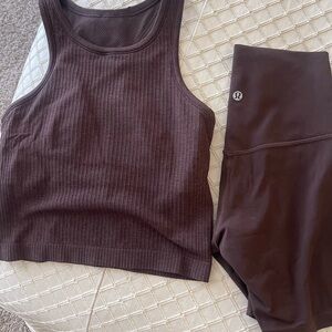 Lululemon Athletica Dark Brown Activewear